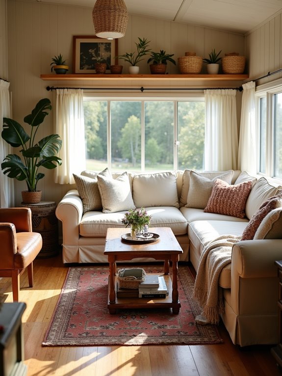 rustic charm through natural materials