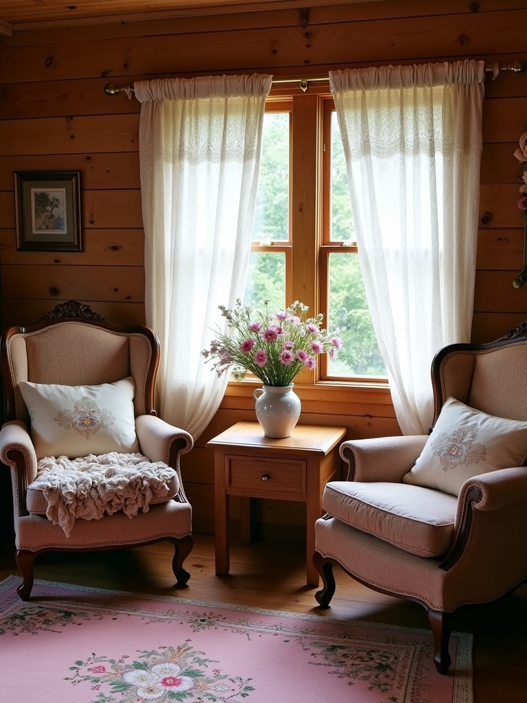 rustic feminine decor harmony