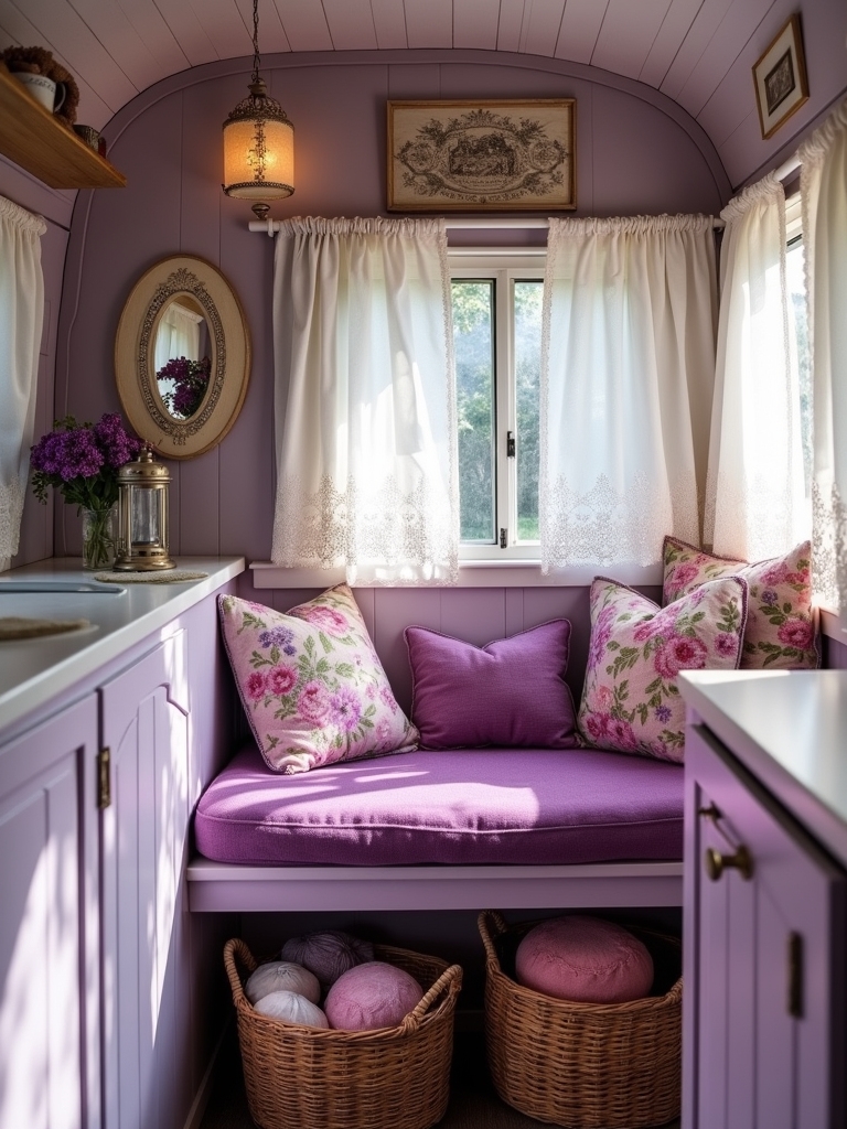 rustic lavender furniture charm