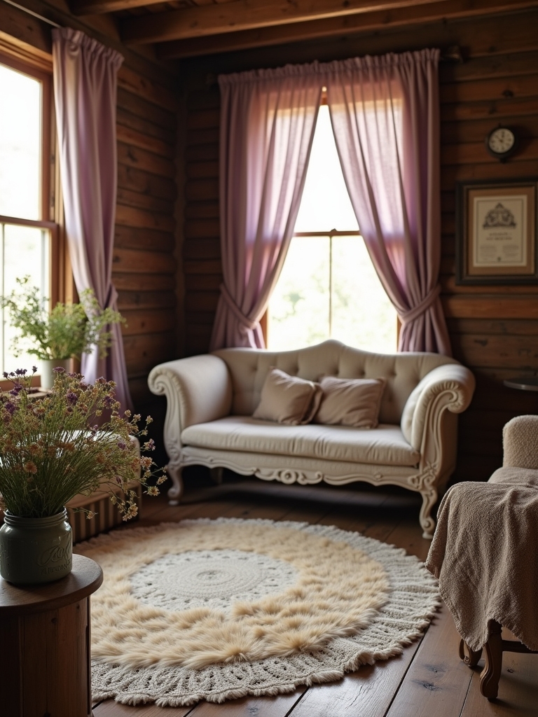 rustic nature inspired interior design