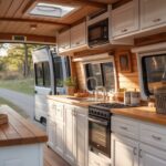 White Cabinets + Wood Accents = The Perfect Rustic RV Makeover Every Camper Girl Dreams Of