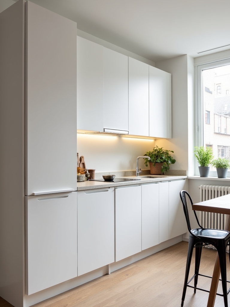 seamless integrated refrigerator design