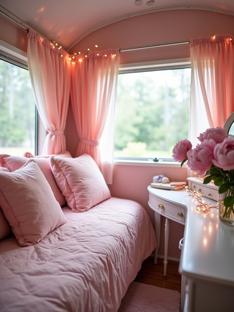 seasonal pink camper accessories