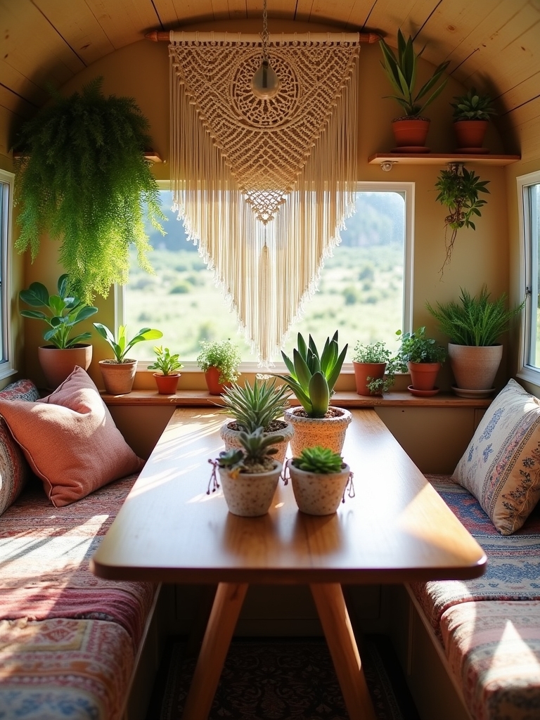 secure potted plant arrangement