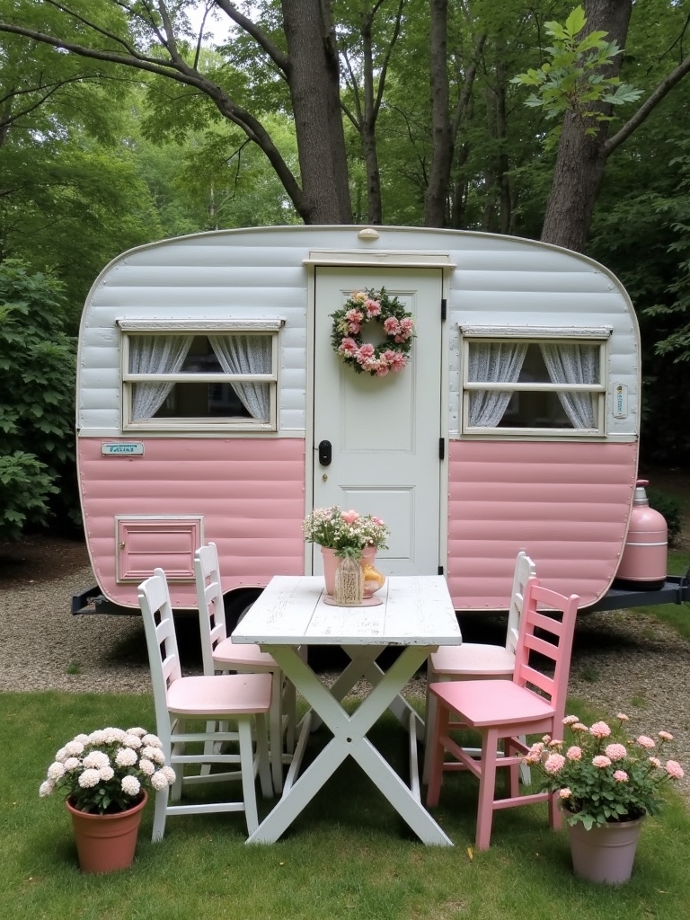 shabby chic outdoor charm