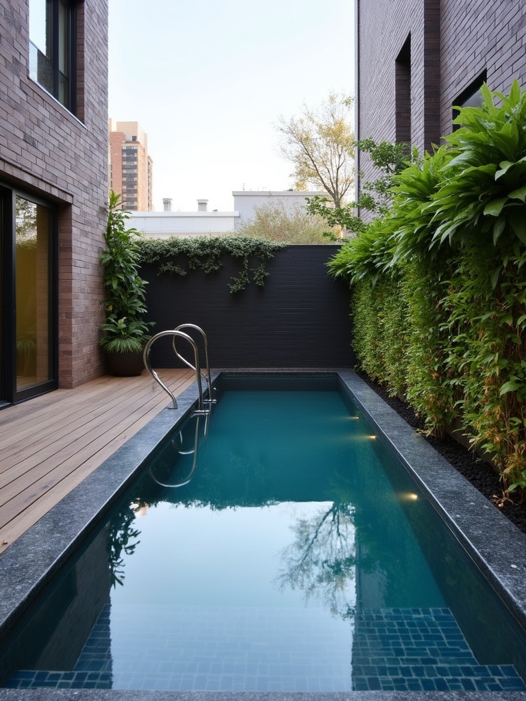 sleek urban lap pools