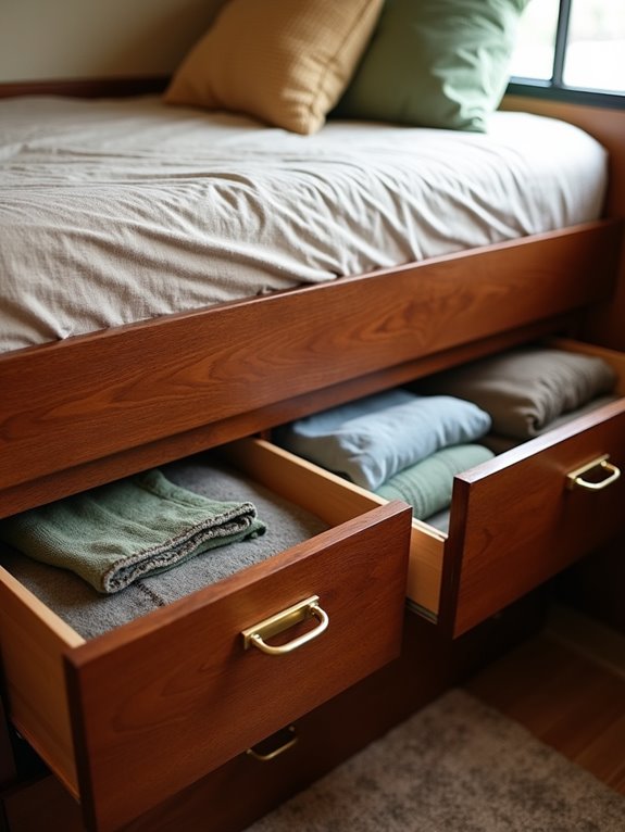 sturdy wooden bed frames