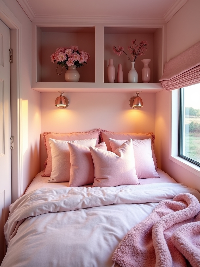 stylish open shelving decor