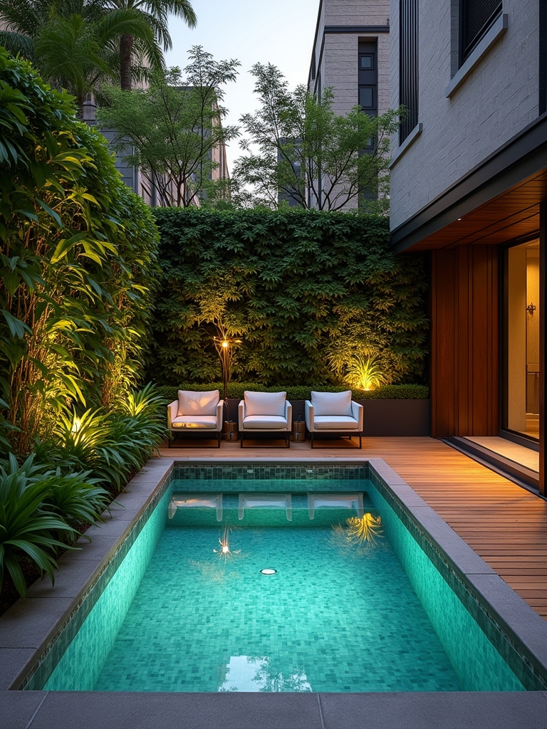 stylish urban pool retreats