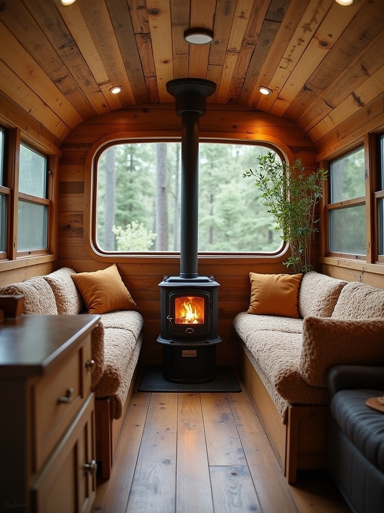 sustainable rustic wood paneling