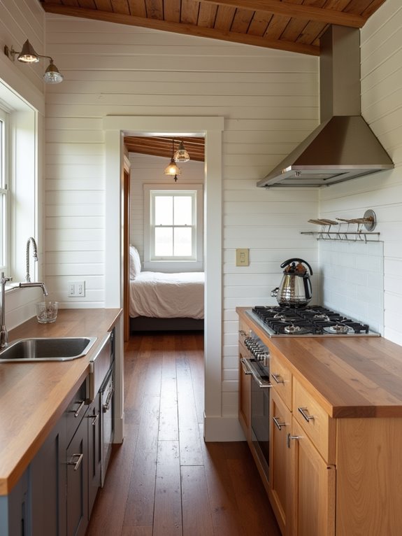 thoughtful compact kitchen design