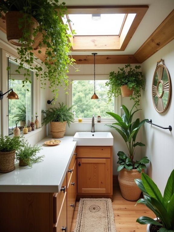 transformative bathroom greenery benefits