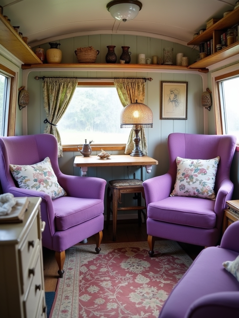 vibrant vintage comfort chairs