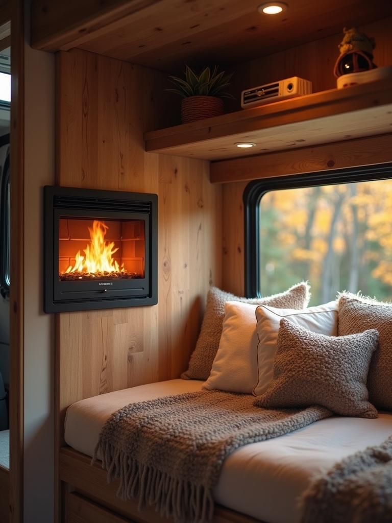 wall mount electric fireplaces integration