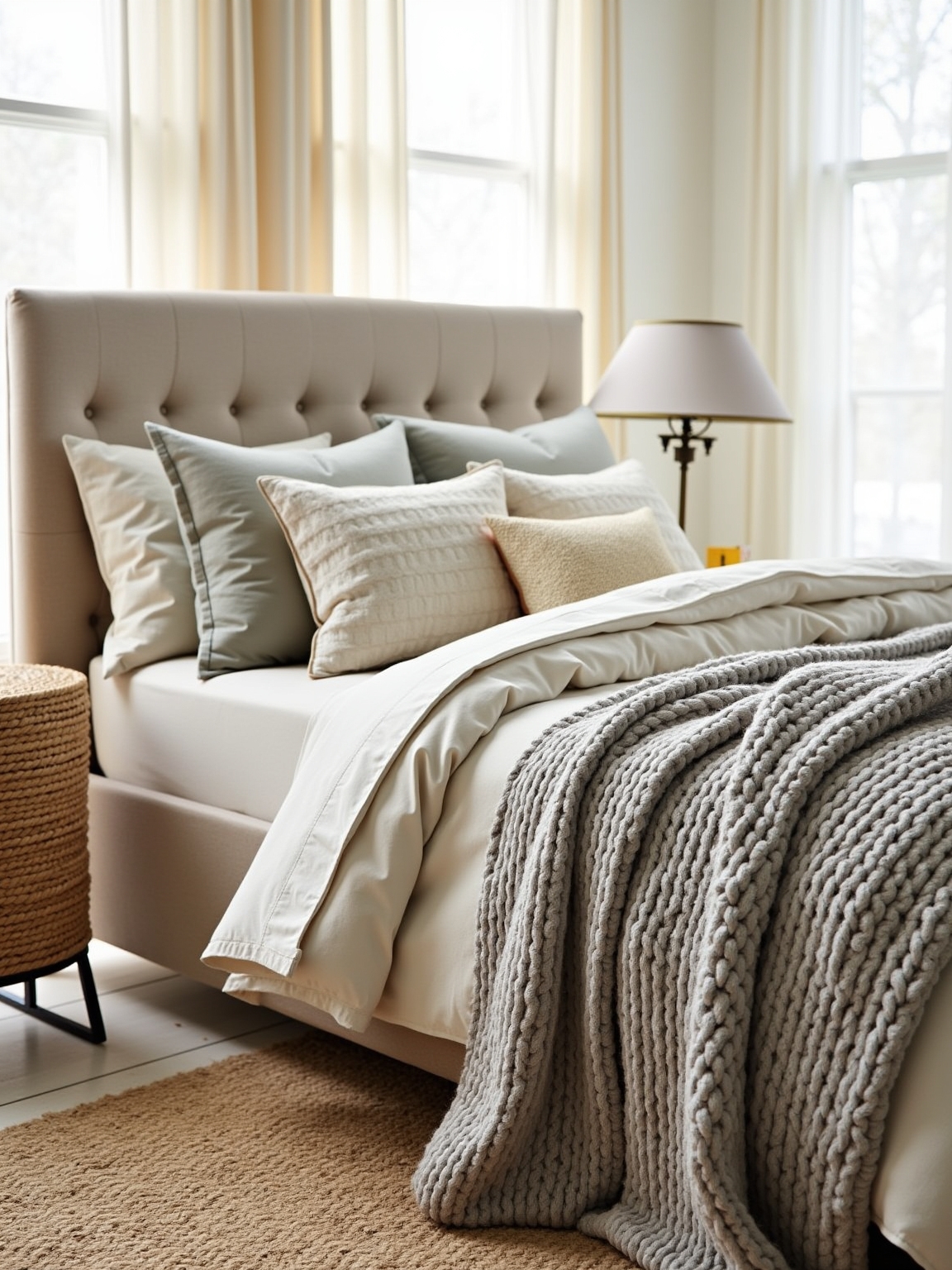 warmth through natural textures