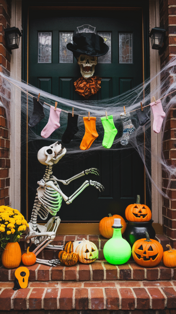 15+ Witch Laundry Line: Funny Halloween Yard Decor