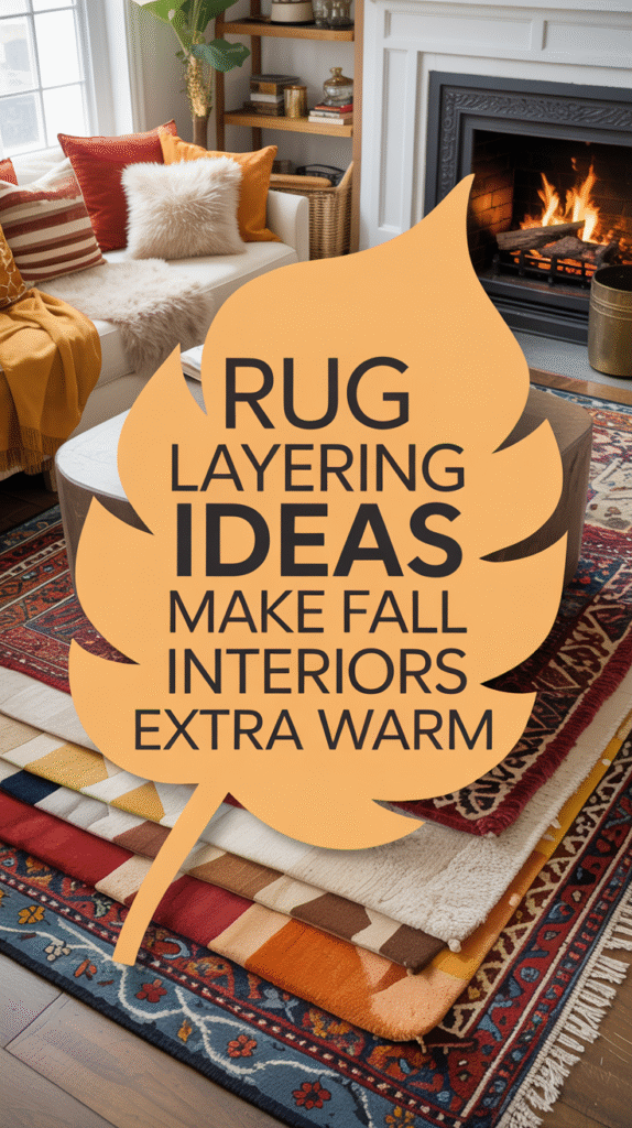20 Ways to Layer Rugs for a Cozy & Stylish Fall Look