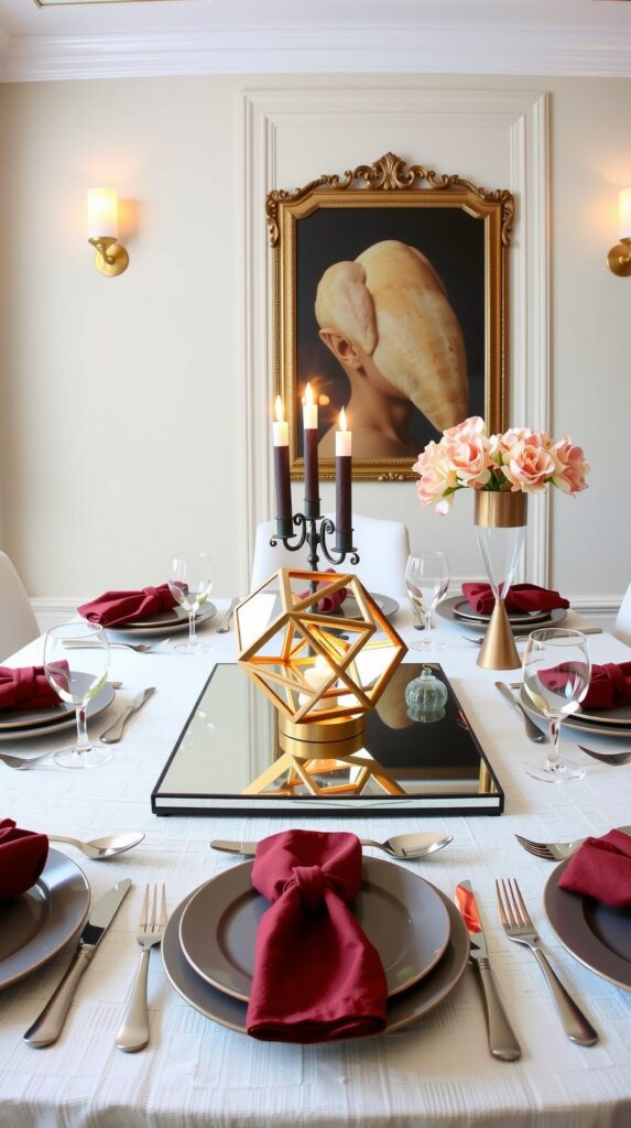 Geometric Centerpiece Designs
