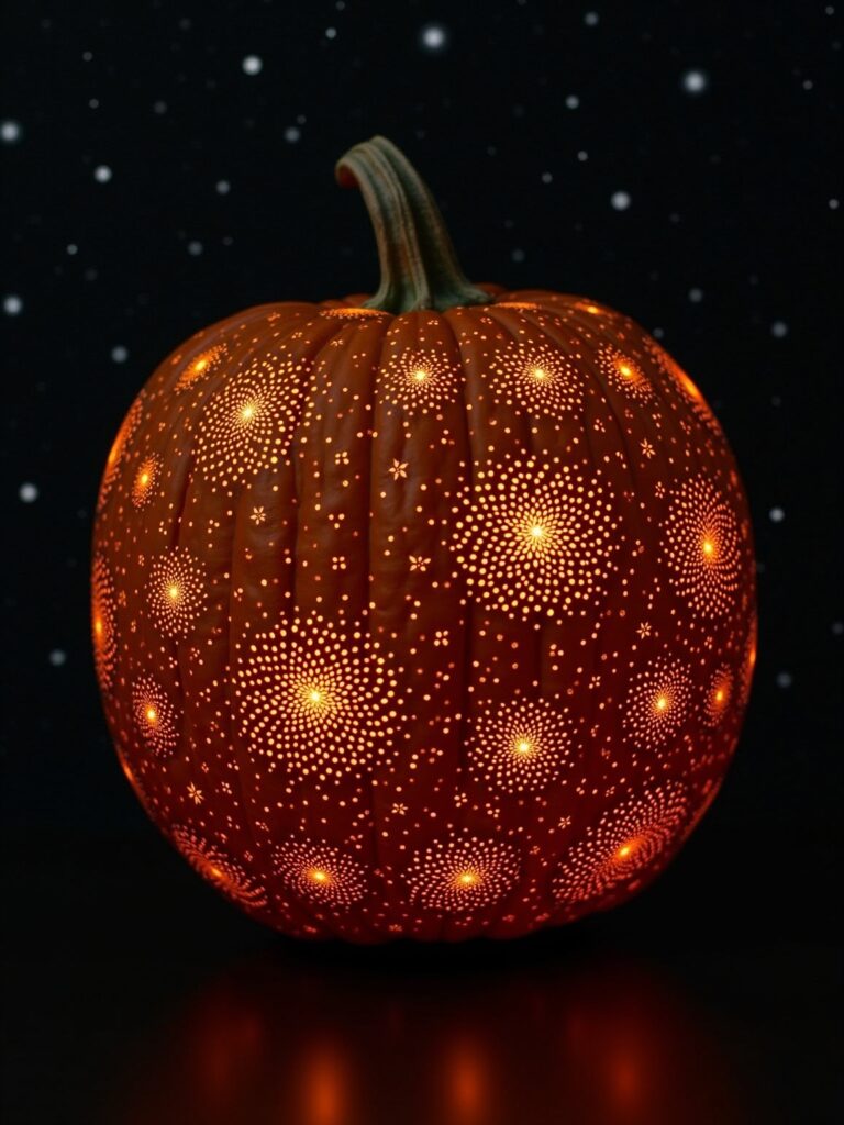 Crescent Moon With Swirling Sky Accents