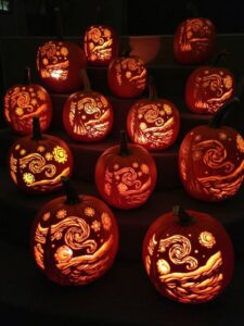 22 DIY Starry Night Pumpkin Carving Patterns You'll Love