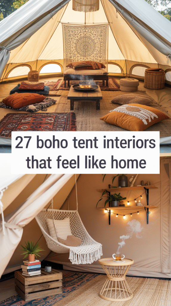 27 Boho Tent Set up Ideas Inside That Transform Camping Into a Cozy Escape