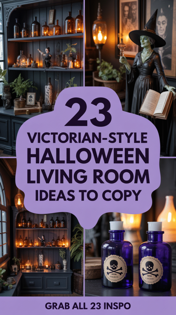 Victorian Witch Figurine Vignettes