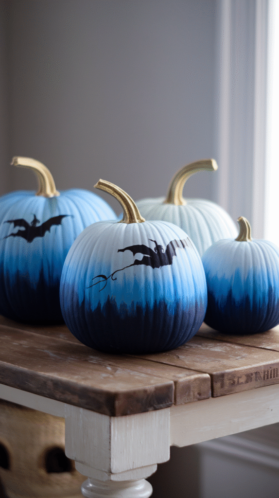 Classic Blue Ombre Pumpkin