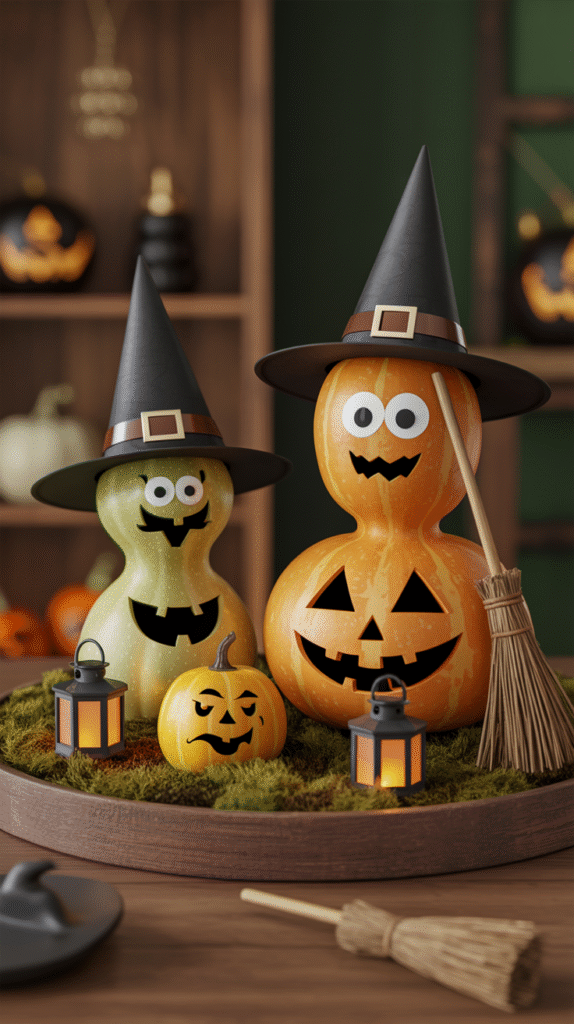 Creating Scenes With Combined Gourds