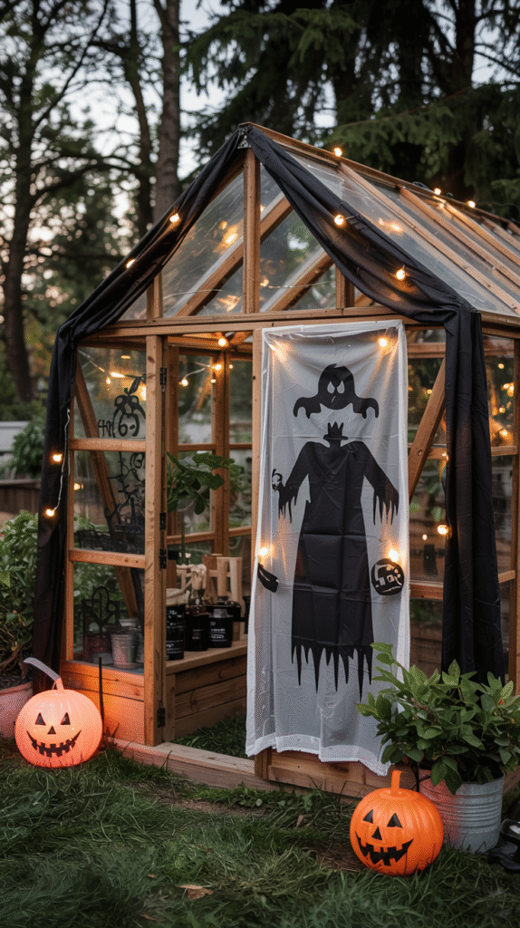 DIY Creepy Greenhouse Decorations for Budget-Friendly Scares