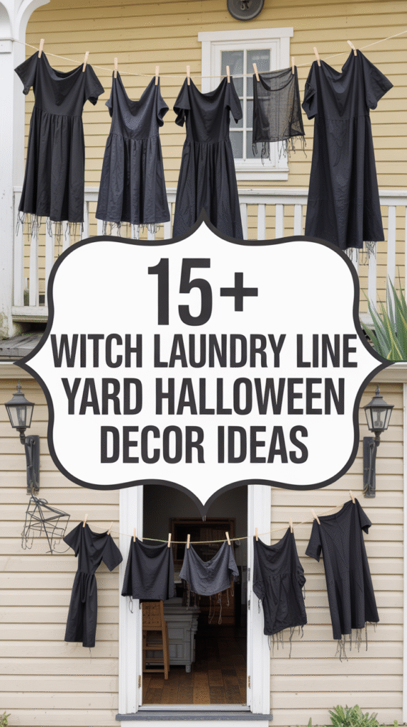 DIY Witch Outdoor Halloween Hacks