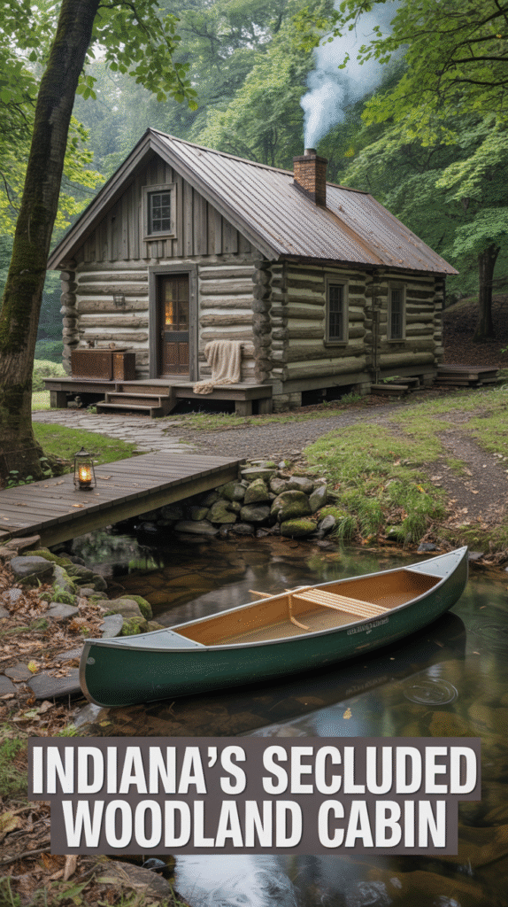 Indiana's Secluded Woodland Cabin