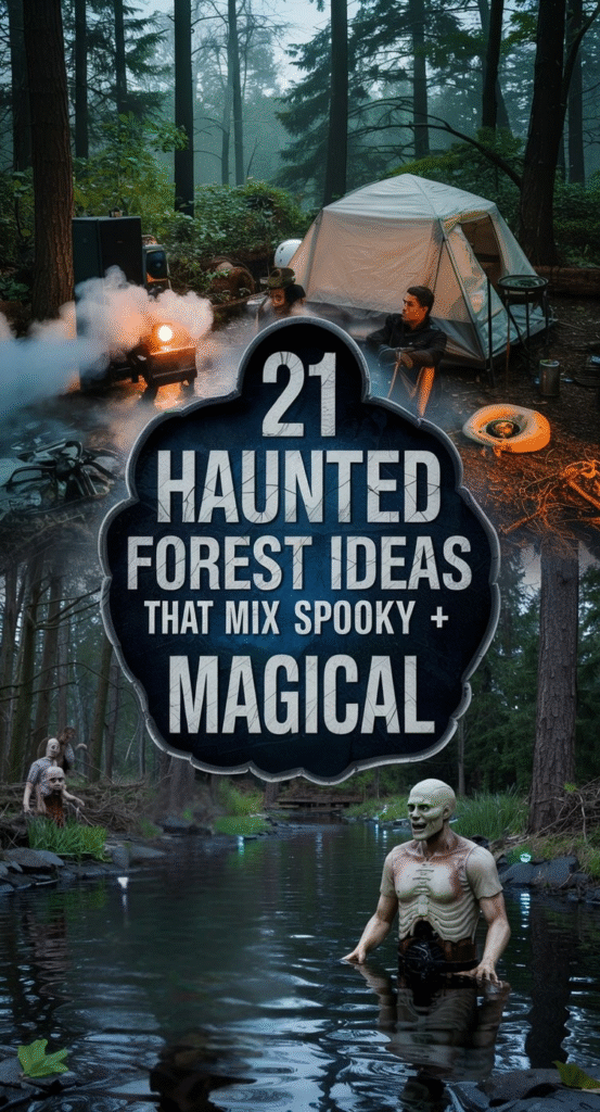 21 Haunted Forest Walk Ideas for Spooky Campsites