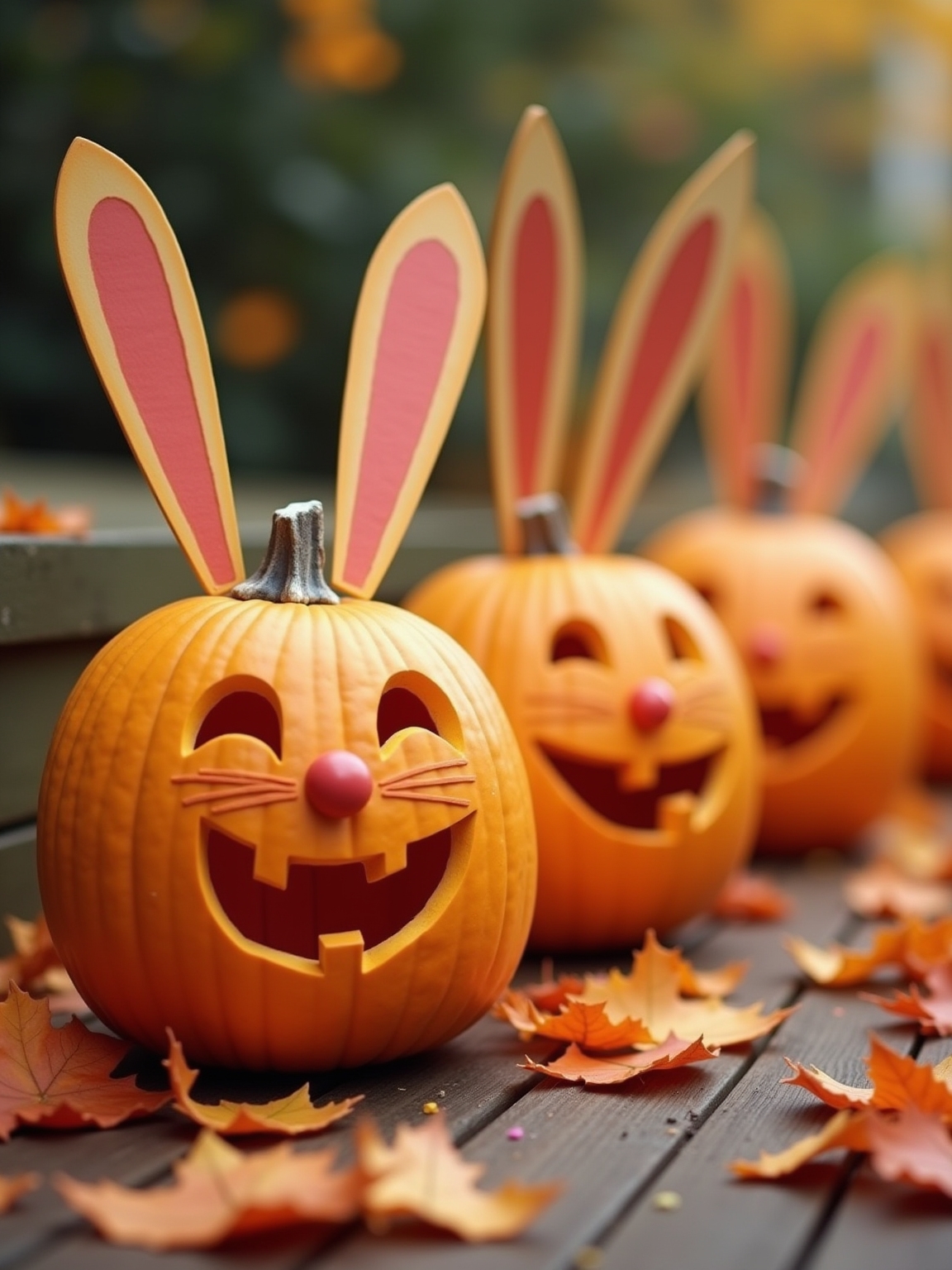 bunny pumpkin crafting ideas