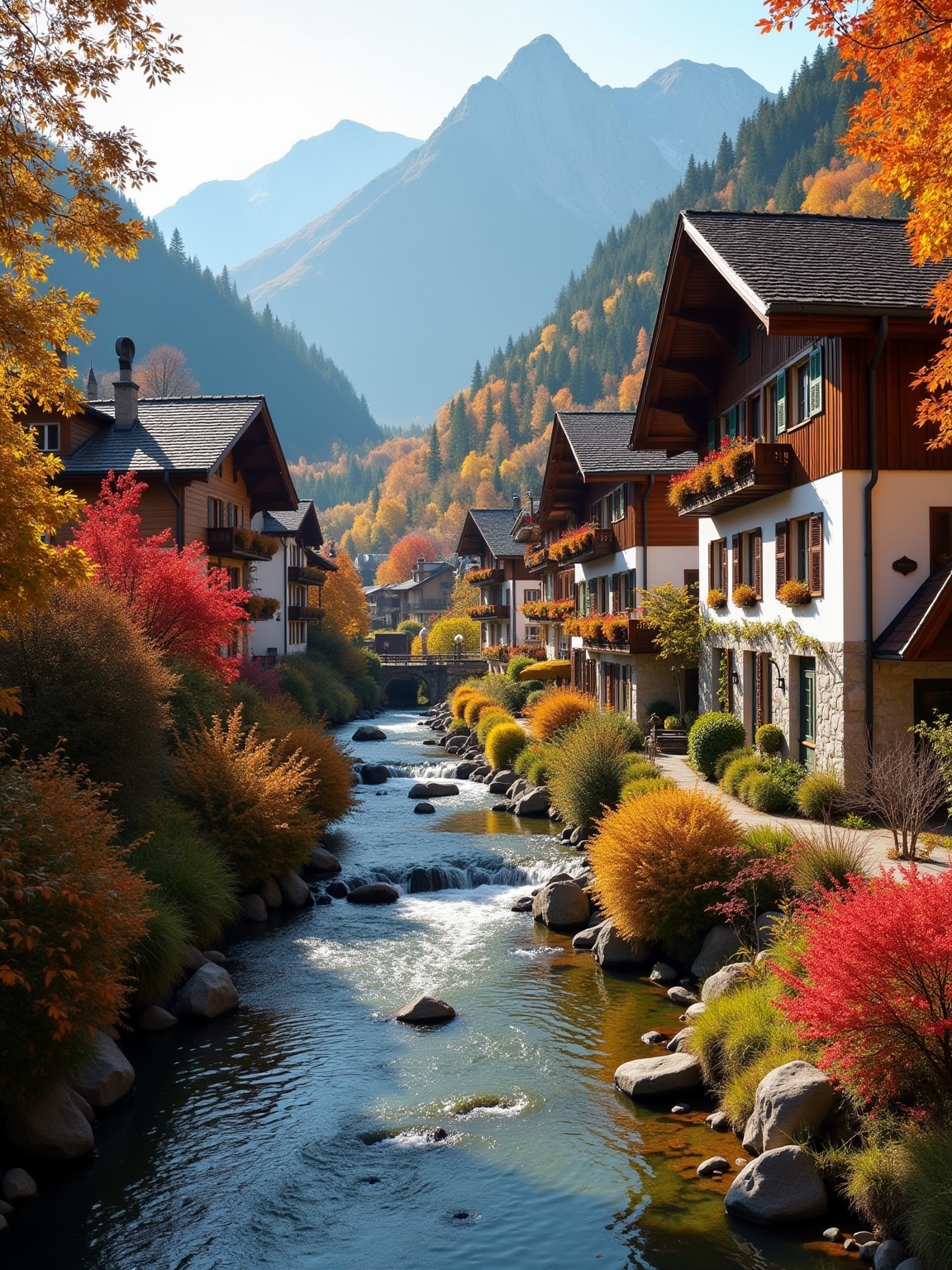 charming alpine village escape