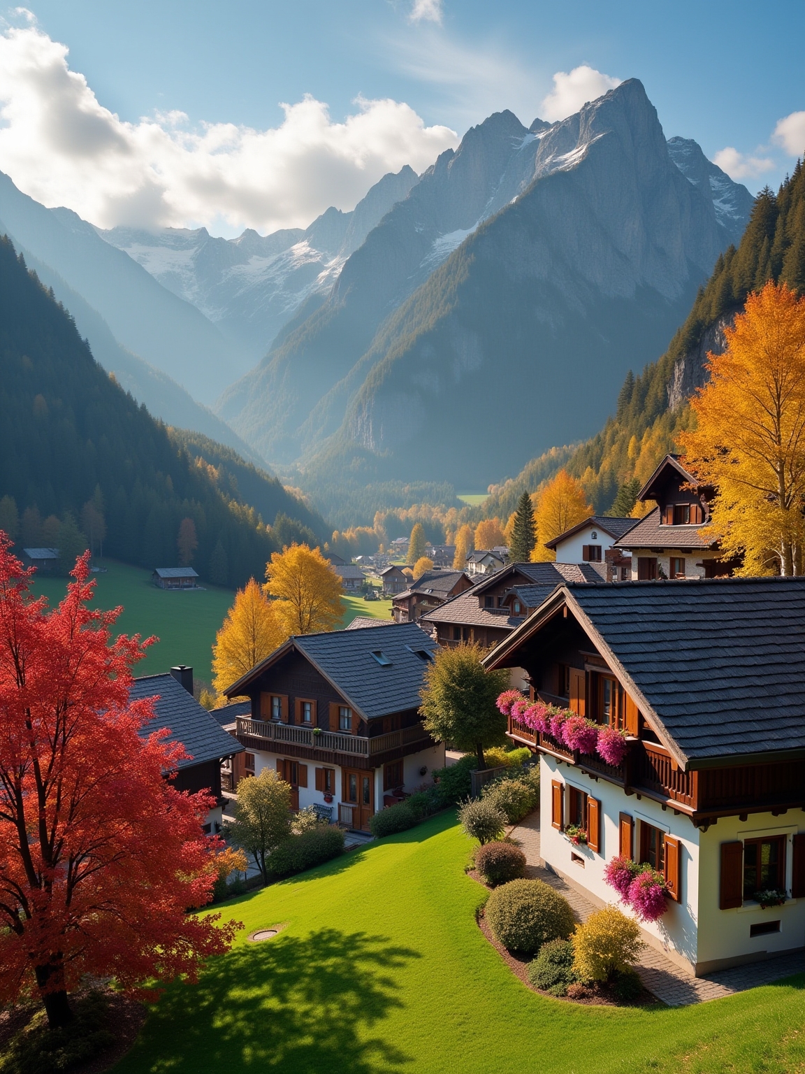charming alpine village heritage