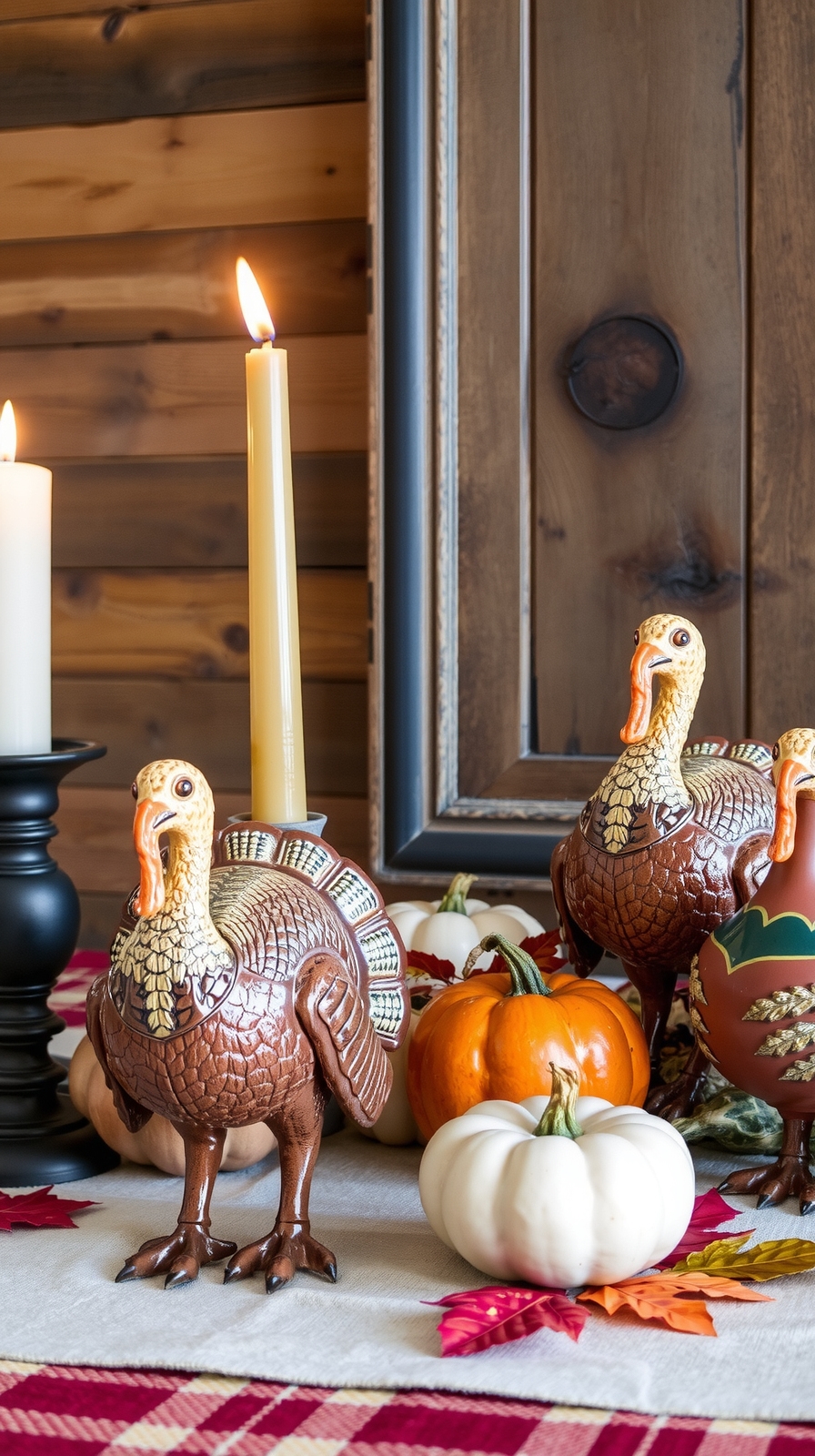 cherished vintage turkey figurines
