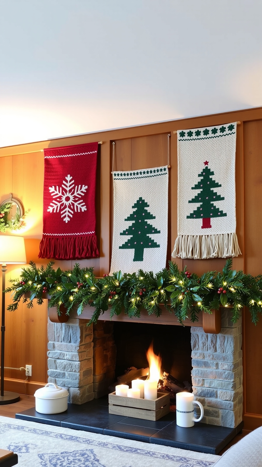 cozy handwoven holiday decorations