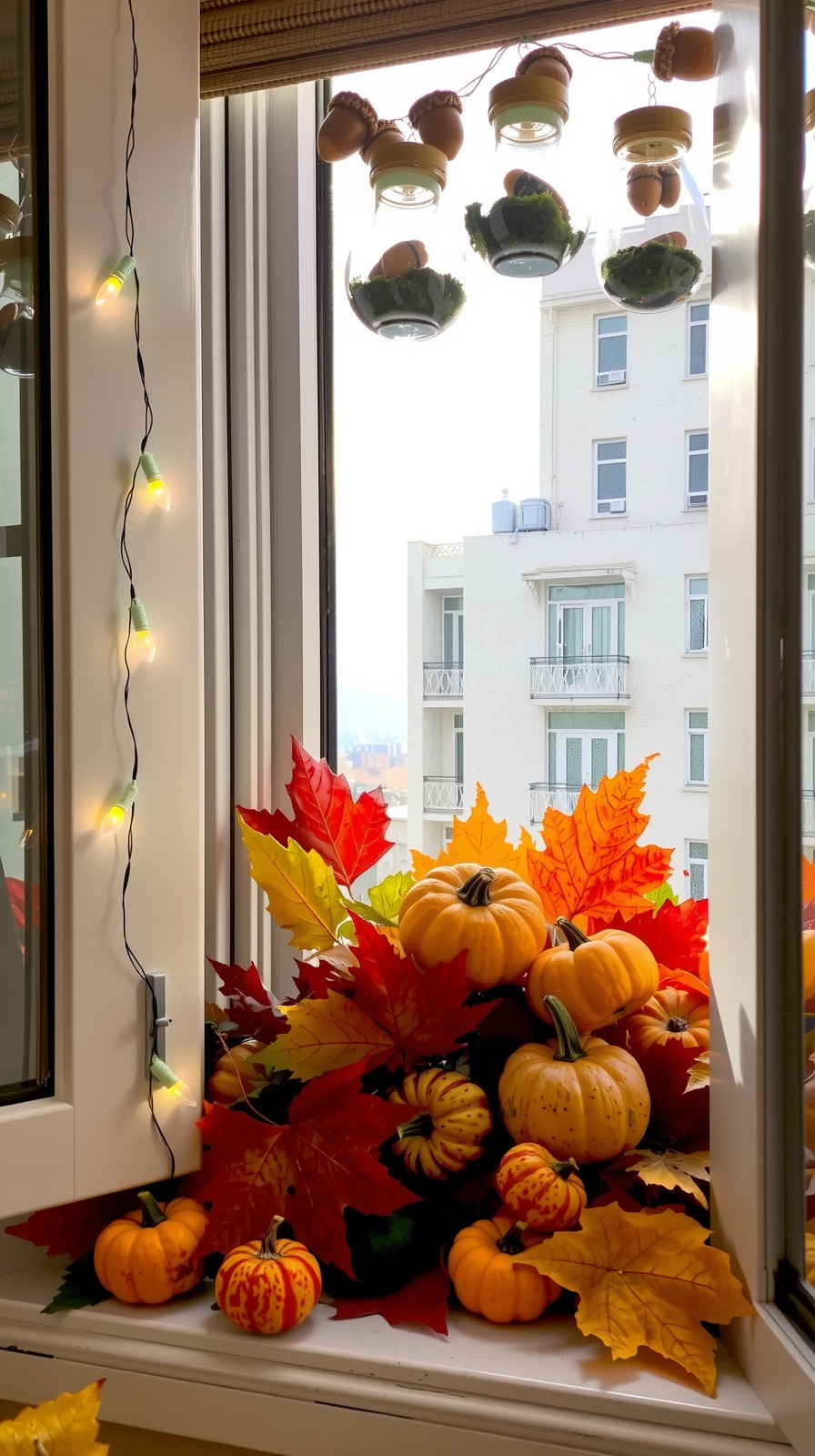 creative fall window displays