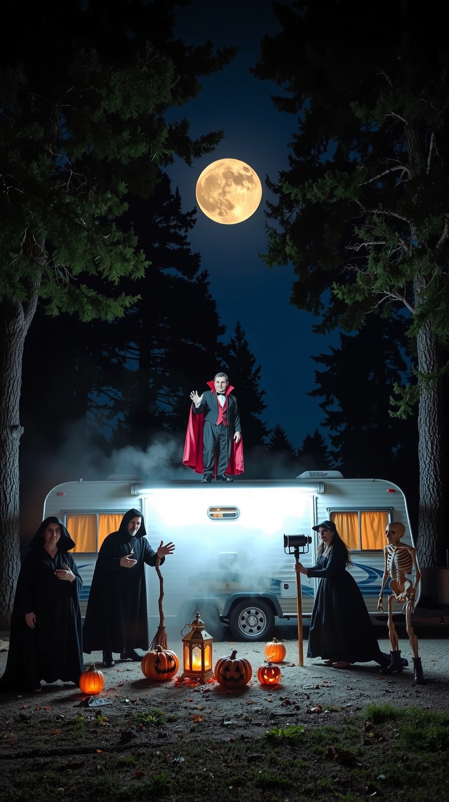 creepy halloween cardboard cutouts