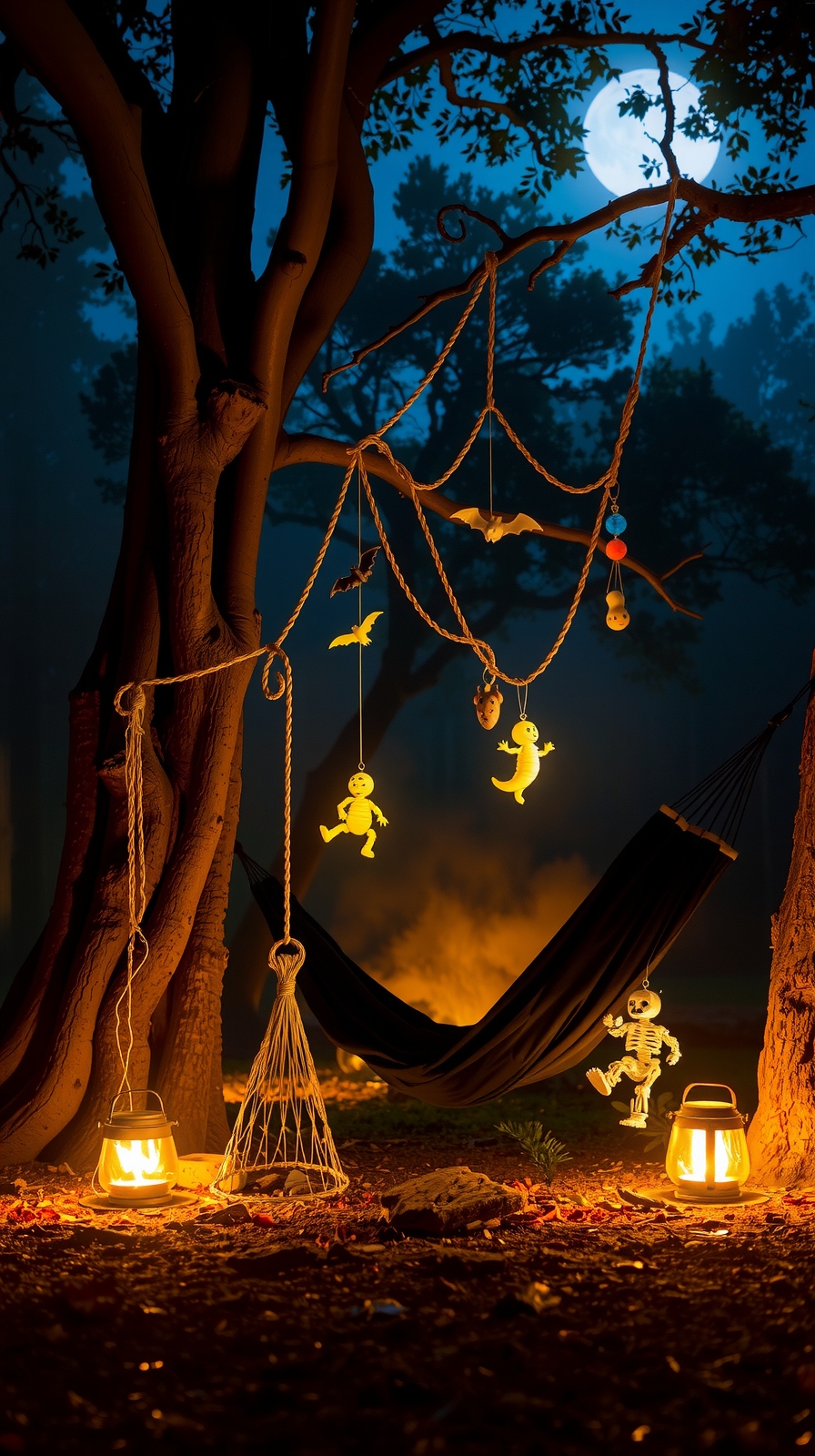 dangling halloween charm decorations