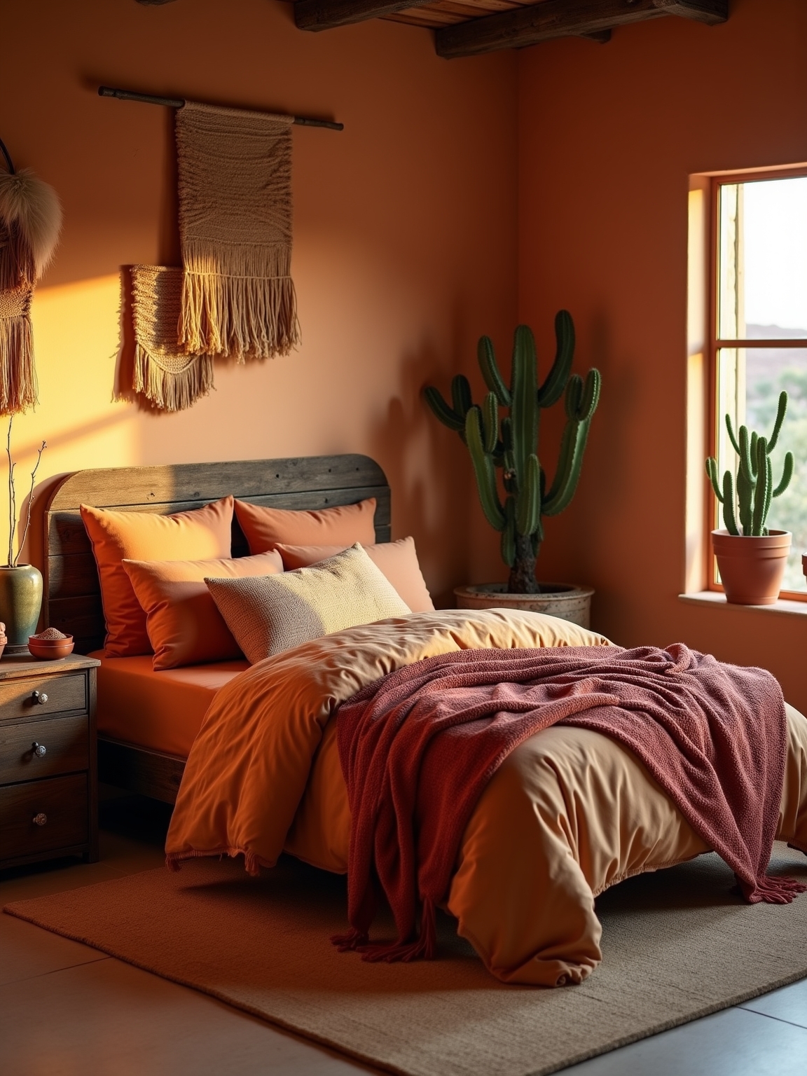 desert inspired warm lighting