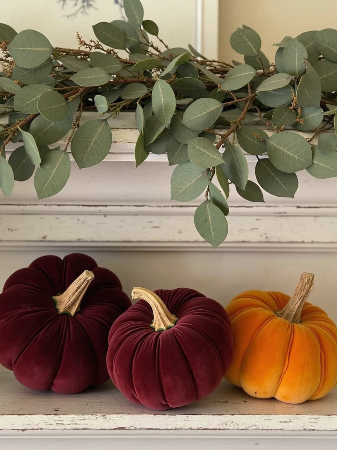 elegant fall garland arrangement
