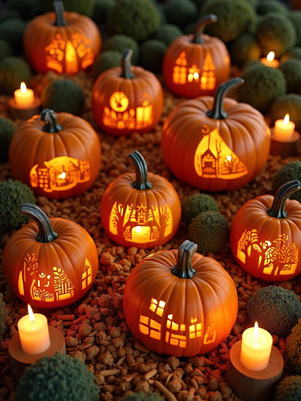 enchanting autumn displays creation