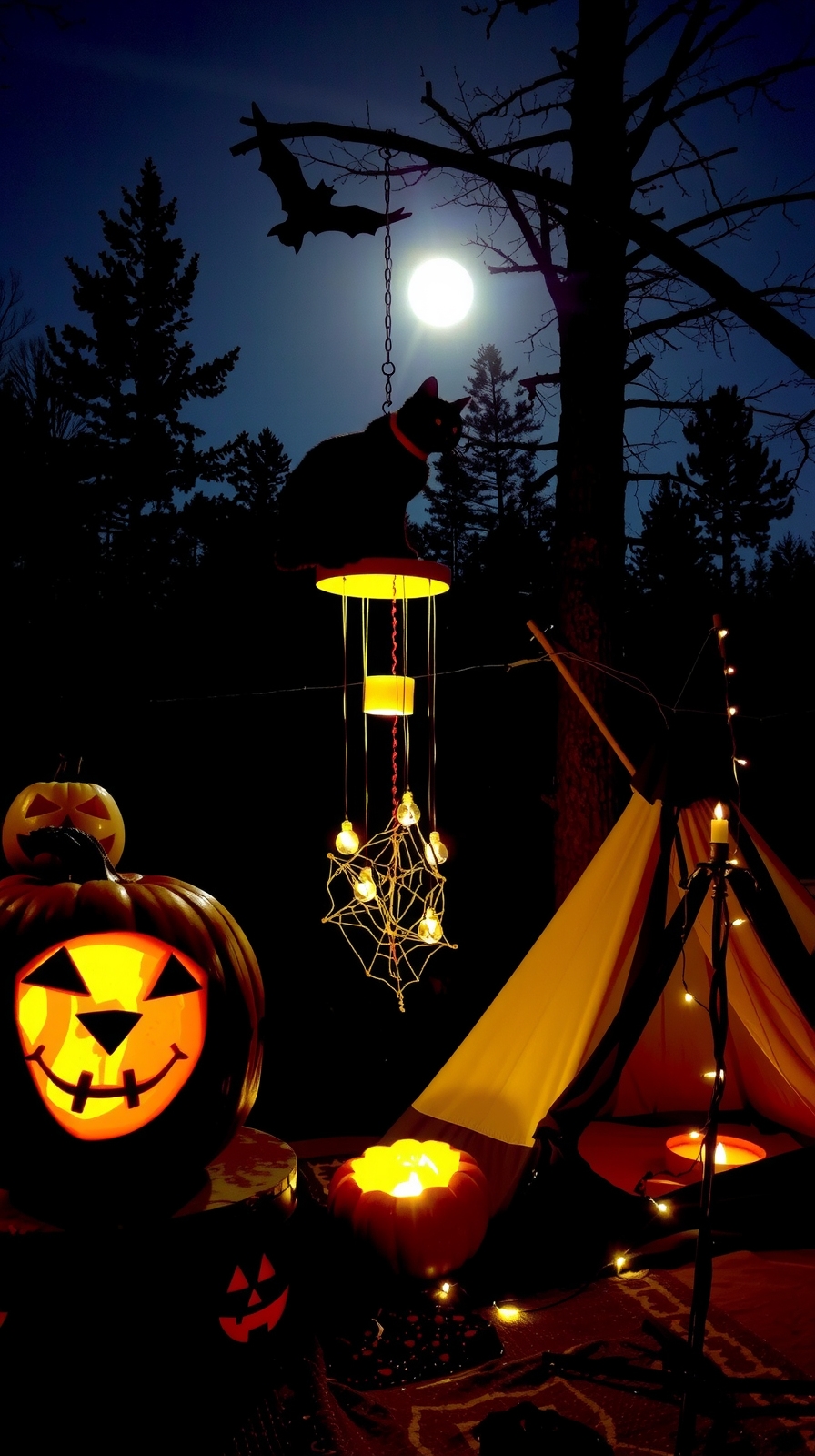 enchanting halloween mobile display