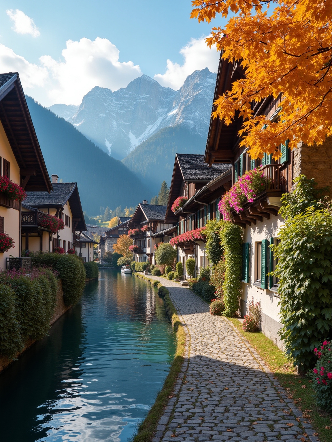 enchanting lakes and mountains