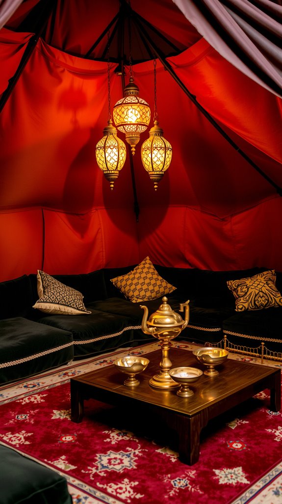 enchanting lantern lighting display