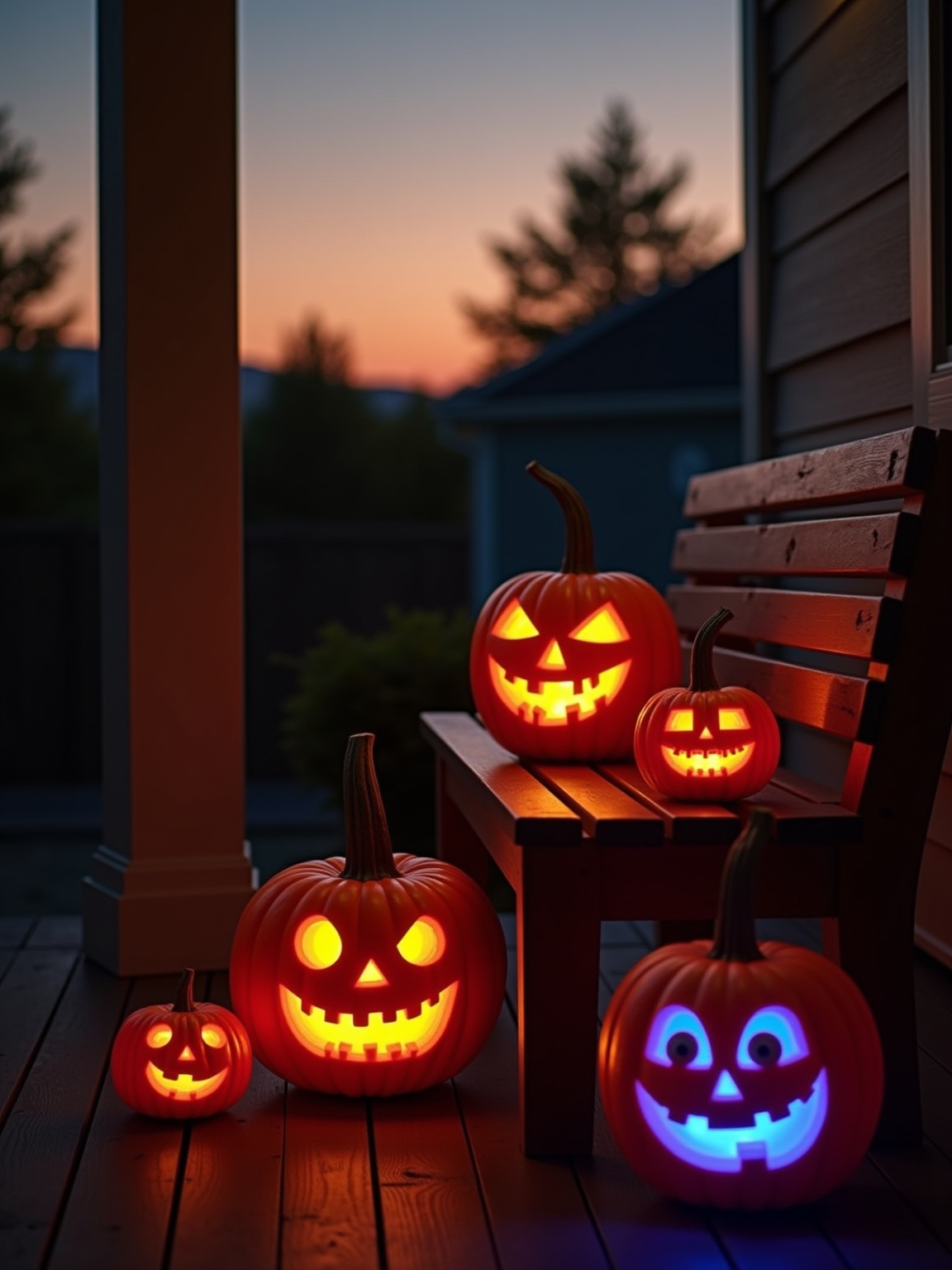 enchanting led pumpkin displays