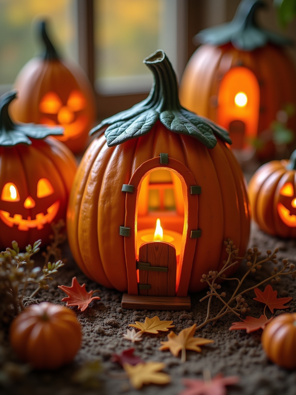 enchanting pumpkin house creation