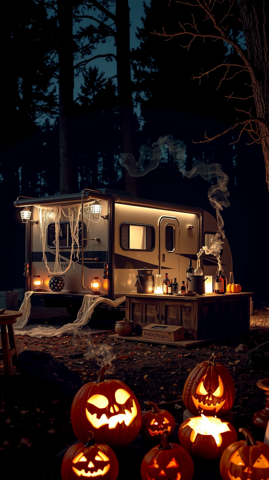 enchanting witch s potion display