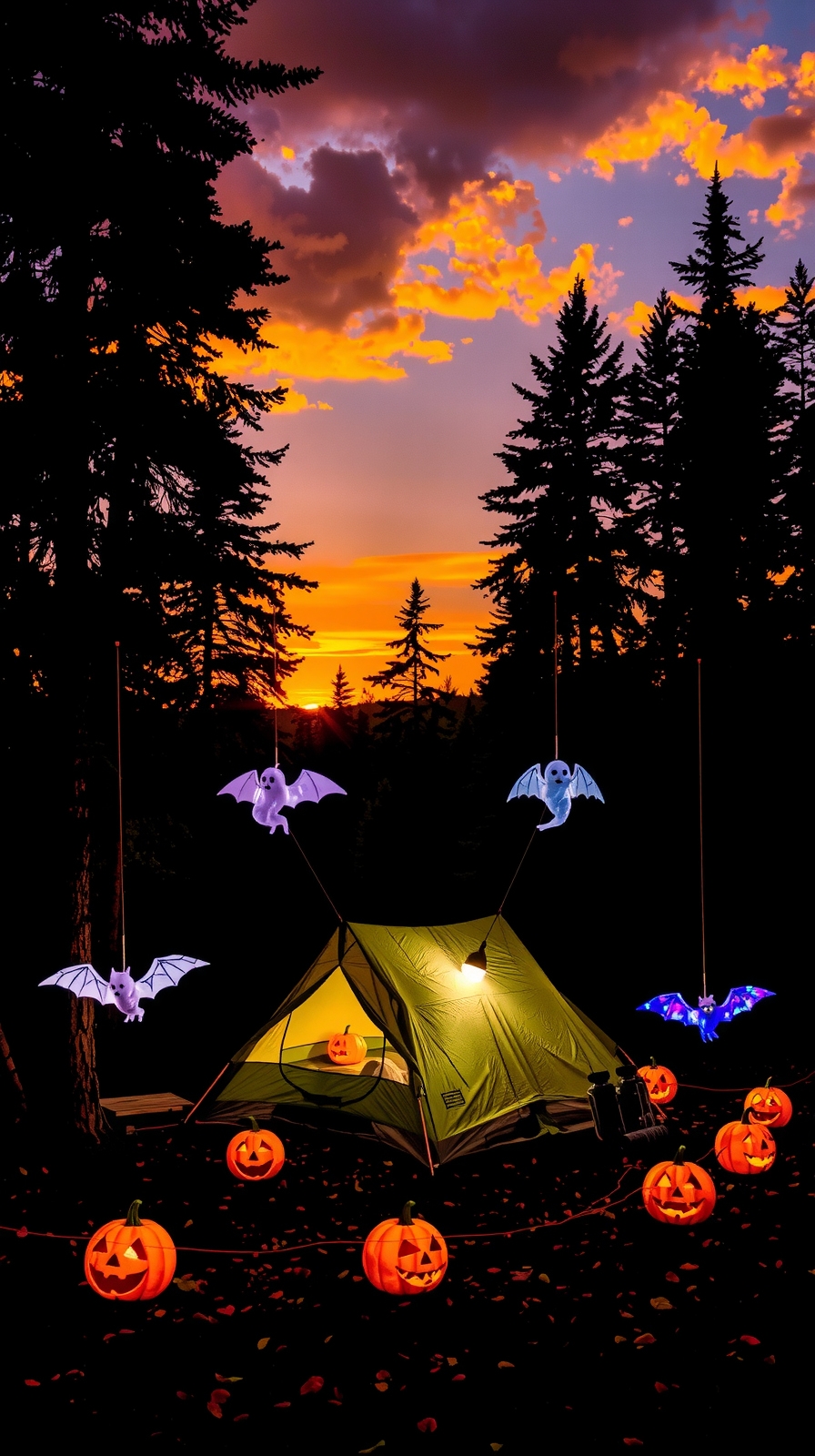 energy efficient halloween lighting